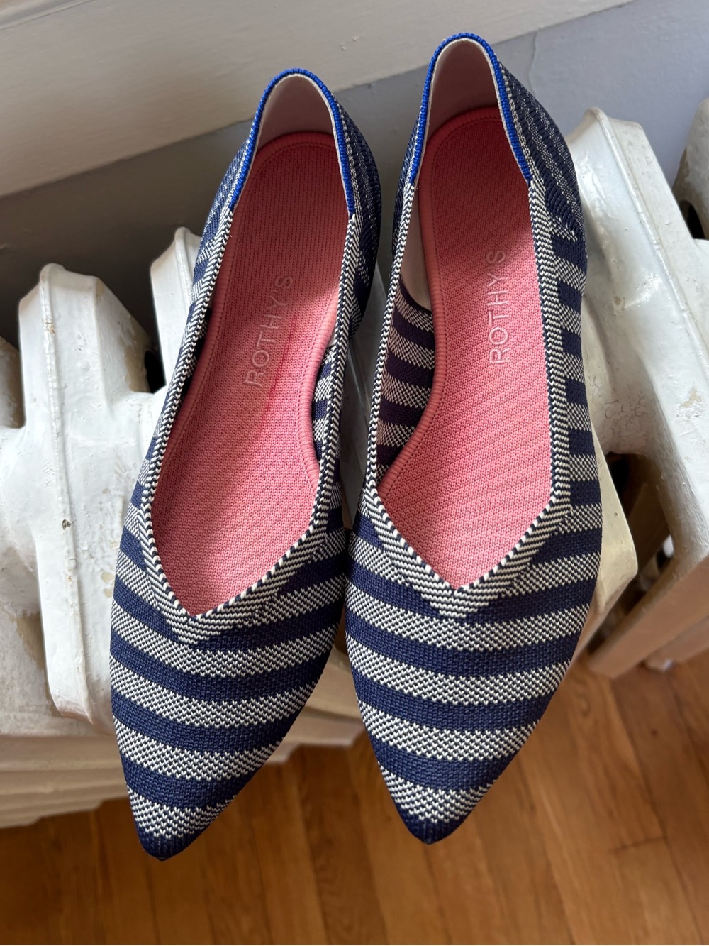 Rothy's Rivera Pinstripe Points